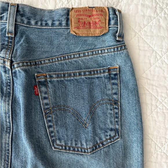 Levi's Blue Denim Skirt - Picture 10 of 10